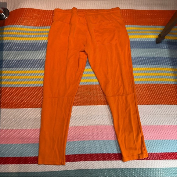 Forever 21 Vibrant Orange Joggers Sweatpants Men’s Size Large - Picture 2 of 3